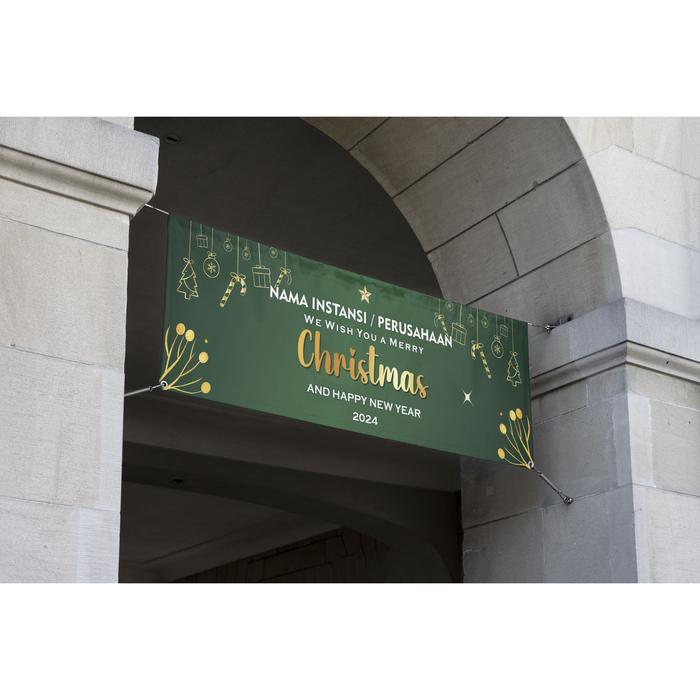 Gambar Cetak Spanduk/Banner Natal dan Tahun baru - NTL 5, 3x1 m dari Nex Printshop undefined Tokopedia