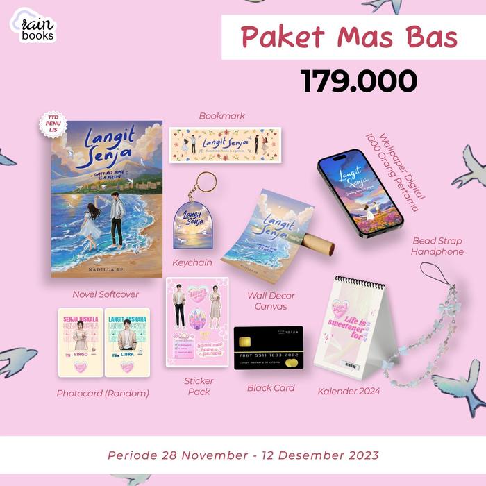Gambar Pre Order Buku Novel Langit Senja - Nadilla T.P - Rainbook Publishing - Paket Mas Bass dari Bumi Fiksi Makassar undefined Tokopedia
