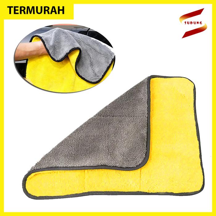 Gambar Kain Lap Microfiber Mikrofiber Cuci Mobil Handuk SUPER ABSORBENT - 30 X 40 CM dari sudung undefined Tokopedia