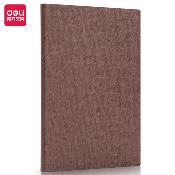 Gambar Deli Leather Notebook Buku Catatan Sampul Kulit A5 80 Lembar BP123 - Cokelat dari Deli Office Automative undefined Tokopedia