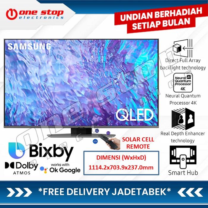 Gambar SAMSUNG 50Q80B QLED UHD 4K Smart TV 50 Inch QA50Q80BAKXXD QA50Q80B - 50Q80C (2023) dari OneStop Electronics undefined Tokopedia