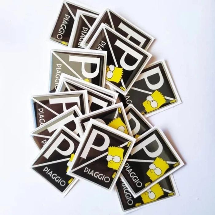 Gambar Breket Dudukan Plat Nomor Magnet Vespa Metic Primavera LX S / Klasik - emblem Simpsons dari LIMOS SPEEDS undefined Tokopedia