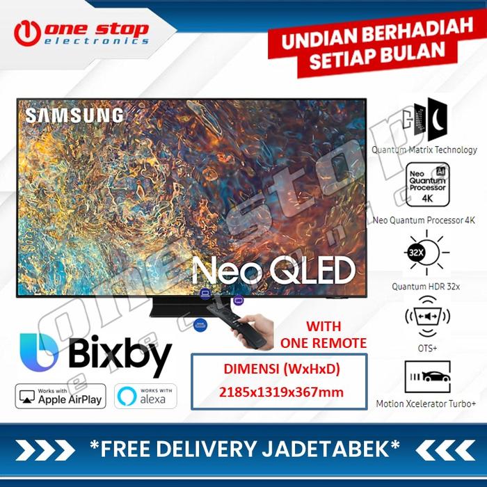 Gambar SAMSUNG 98QN90A Neo QLED 4K Smart TV 98 Inch QA98QN90AAKXXD - 98QN90A dari OneStop Electronics undefined Tokopedia