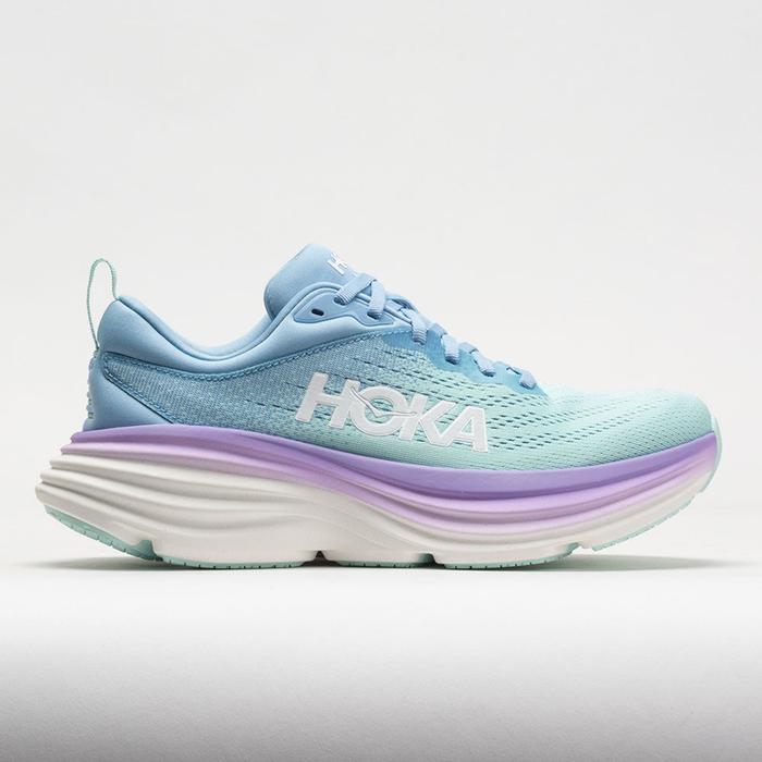 Airy Blue Hoka Womens Sepatu Lari Hoka One Bondi Airy Blue/Sunlit