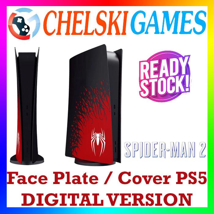 Gambar PS5 Face Plate Cover / Casing Plate Skin Spiderman 2 Edition - DIGITAL VERSION dari CHELSKI GAMES undefined Tokopedia