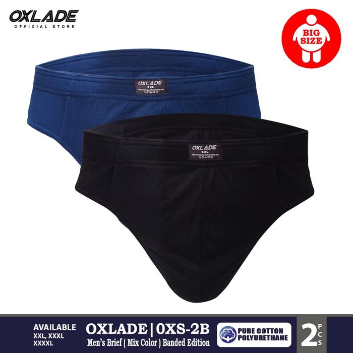 Gambar WYVERN Celana Dalam Big Size Pria Cotton (isi 2) "BIG WALL" OXS-2B - XXL dari Wyvern Underwear undefined Tokopedia