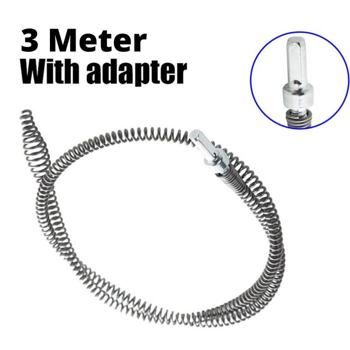 Gambar Pipe Cleaner Kawat Pembersih Saluran Pipa Air Kamar Mandi Wc Mampet - 3 METER dari Meliyana Store undefined Tokopedia