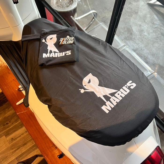 Gambar MARUS Cover Jok waterproof Vespa LX S Sprint Primavera GTS GTV - BLACK dari skuterkoloni undefined Tokopedia