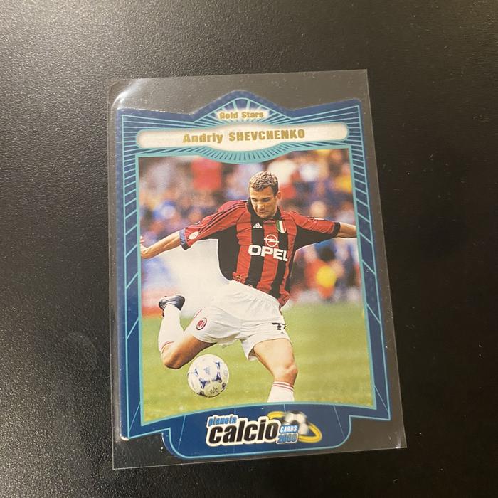 Gambar DS Calcio 2000 Gold Stars Die-Cut AC Milan Andriy Shevchenko dari Hobbys Place undefined Tokopedia
