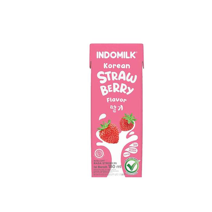 Gambar Indomilk Susu UHT 180ml - Strawberry dari Aneka Jaya Batang undefined Tokopedia