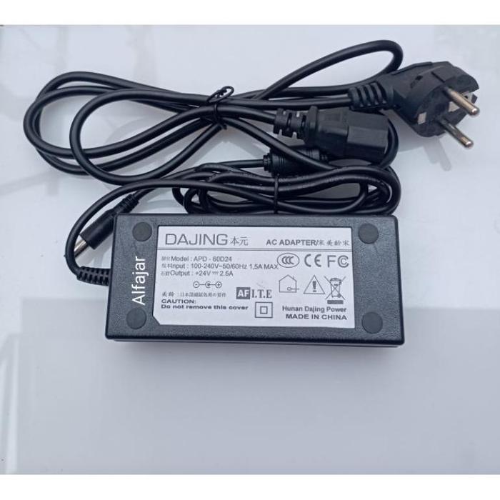 Gambar Adaptor Charger Barcode label Printer VSC 110mm Dajing ADP 60D24 24V - 24V 2,5A dari Ivanka Nadine undefined Tokopedia