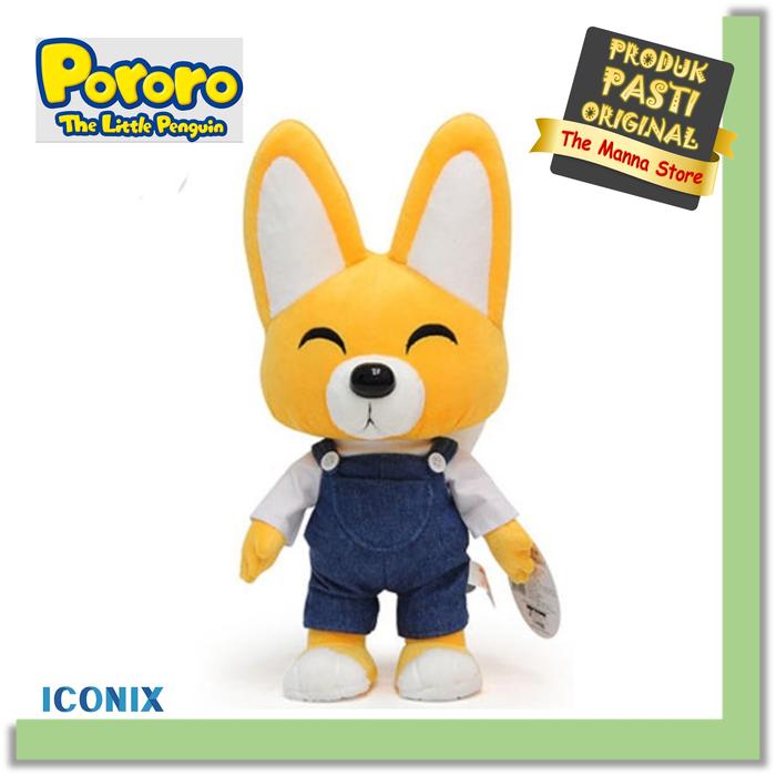Gambar Iconix Pororo the Little Penguin Plush Toy Eddy Type 28 Original dari The Manna Store undefined Tokopedia
