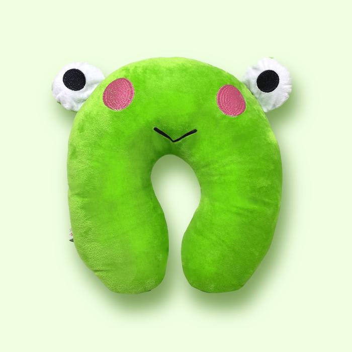 Gambar BLESS TOYS / BONEKA /BANTAL LEHER TRAVEL / BANTAL LEHER KARAKTER - Keropi dari Bless Toys Official Shop undefined Tokopedia