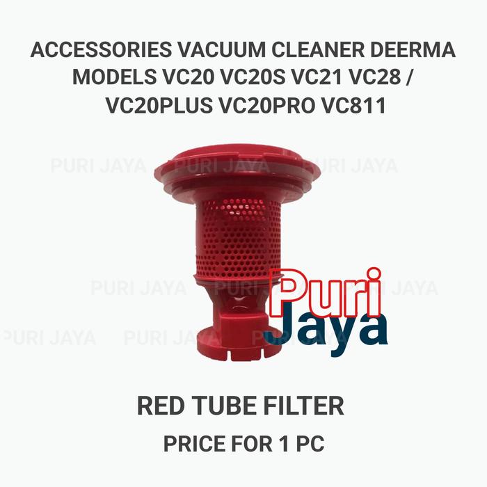 Gambar Deerma VC20 Plus VC21 VC20S Head Brush Nozzle Dust Box Adapter Charger - Red Tube Filter dari Puri Denshi undefined Tokopedia