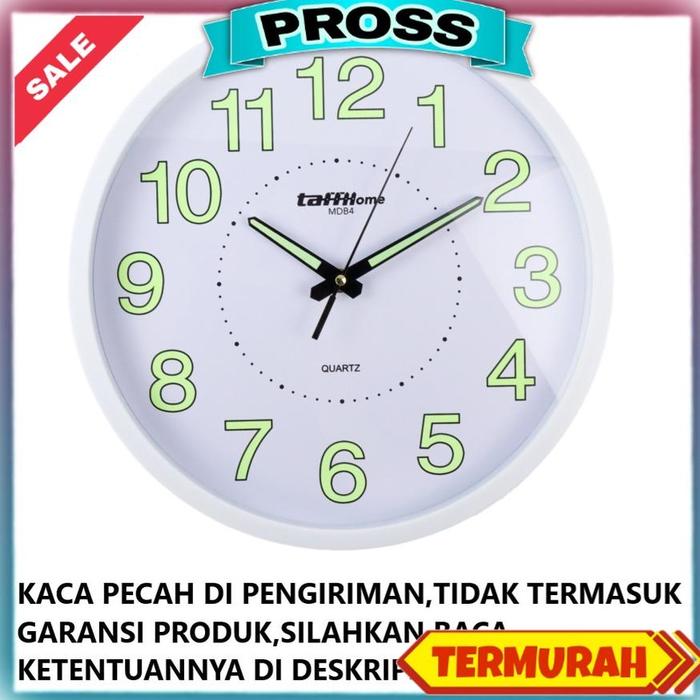 Gambar Cod Jam Dinding Nyala Dalam Gelap Bulat Jam Dinding Bulat Quartz - White dari nurmiimtrendy undefined Tokopedia