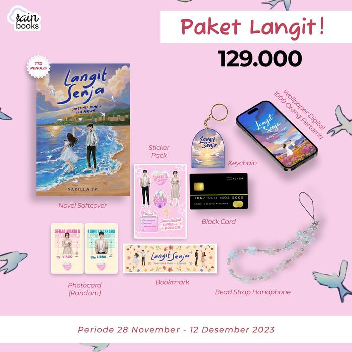 Gambar Pre Order Buku Novel Langit Senja - Nadilla T.P - Rainbook Publishing - Paket Langit dari Bumi Fiksi Makassar undefined Tokopedia