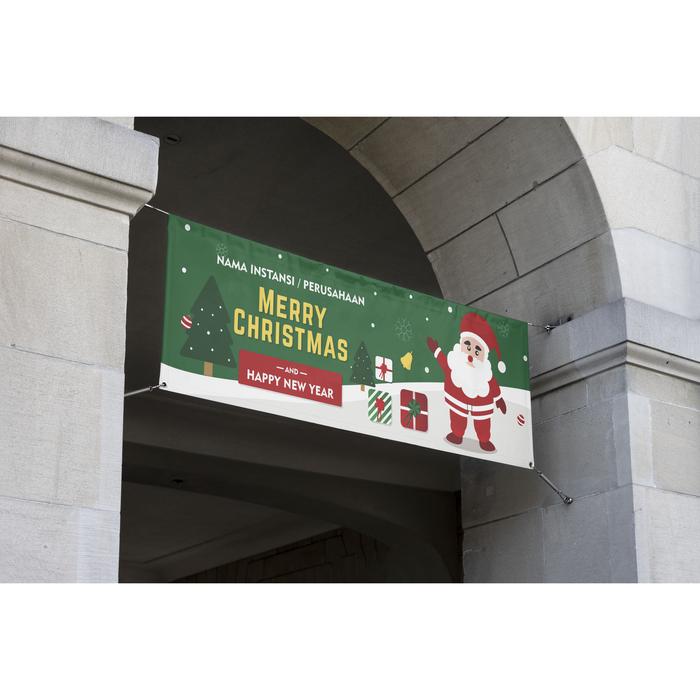 Gambar Cetak Spanduk/Banner Natal dan Tahun baru - NTL 3, 2x0,67 m dari Nex Printshop undefined Tokopedia