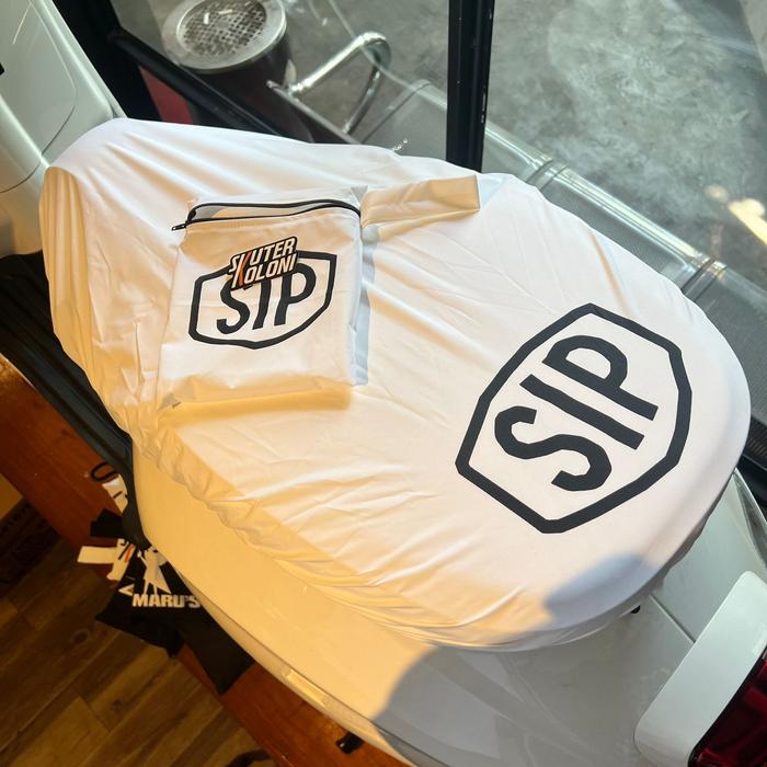 Gambar SIP Cover Jok waterproof Vespa LX S Sprint Primavera GTS GTV - white dari skuterkoloni undefined Tokopedia