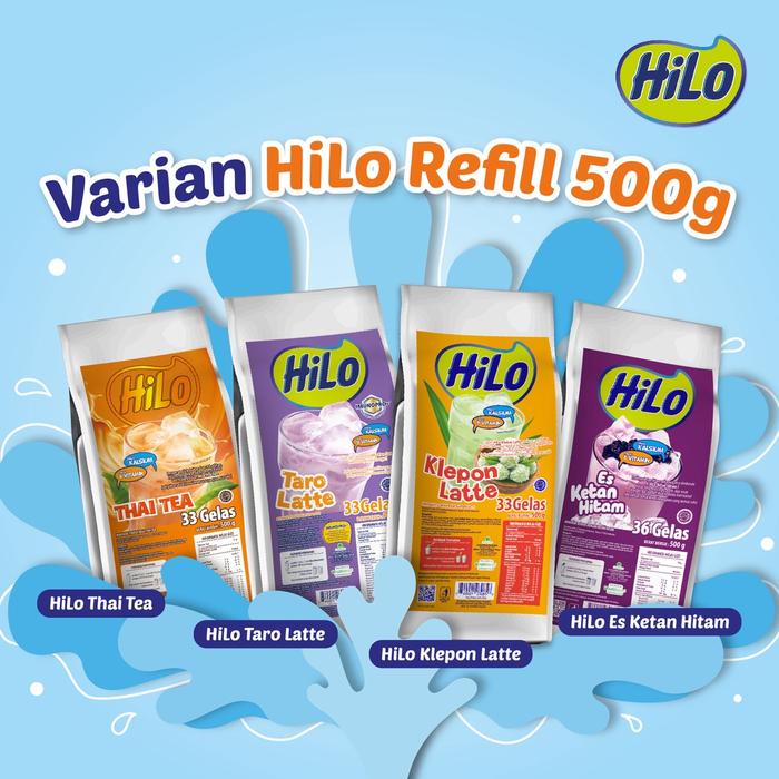 Gambar HiLo Refill Powder Drink - Bubuk Minuman Rasa Taro Latte 500 gr dari PT MAKMUR BERKAH undefined Tokopedia