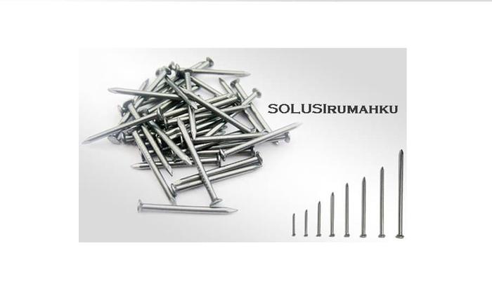 Gambar Paku 7,5 cm 1/4 Kg Panjang 3" 3 Inch 250 Gram 1/4 Kilogram dari SOLUSIrumahku SOLUSI rumahku undefined Tokopedia