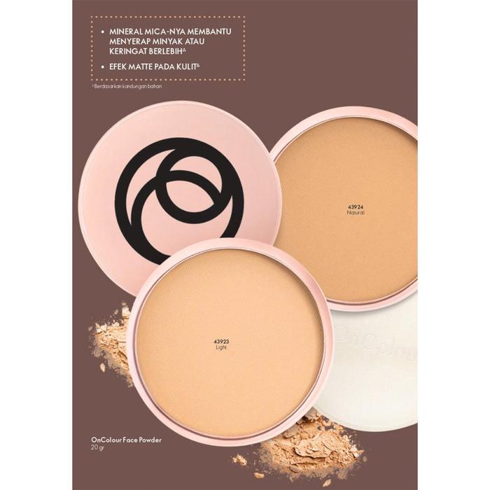 Gambar ORIFLAME Bedak Wajah Pure Colour Bedak Padat Light dan Natural - Light 43923 dari Agung Sejati 88 undefined Tokopedia