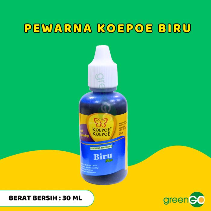 Gambar PEWARNA MAKANAN KOEPOE KOEPOE WARNA BIRU WARNA UNGU 30 ML - Biru dari greengo plastik dan packaging undefined Tokopedia