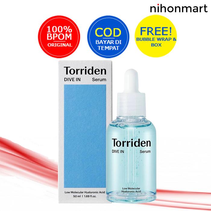 Gambar Torriden Dive In Low Molecular Hyaluronic Acid Serum 50ml dari nihonmart undefined Tokopedia
