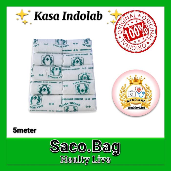 Gambar Kain Kasa Rol Gulung | Kasa Roll | Kasa Gulung | Kasa Indolab 5cm & 10 - 5cm dari Saco.bag undefined Tokopedia