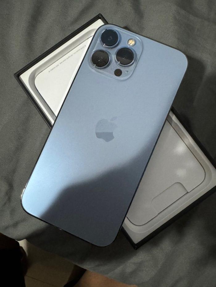 Gambar IPHONE 13 PRO MAX 128 SIERRA BLUE ZPA dari wielsbeke batam undefined Tokopedia