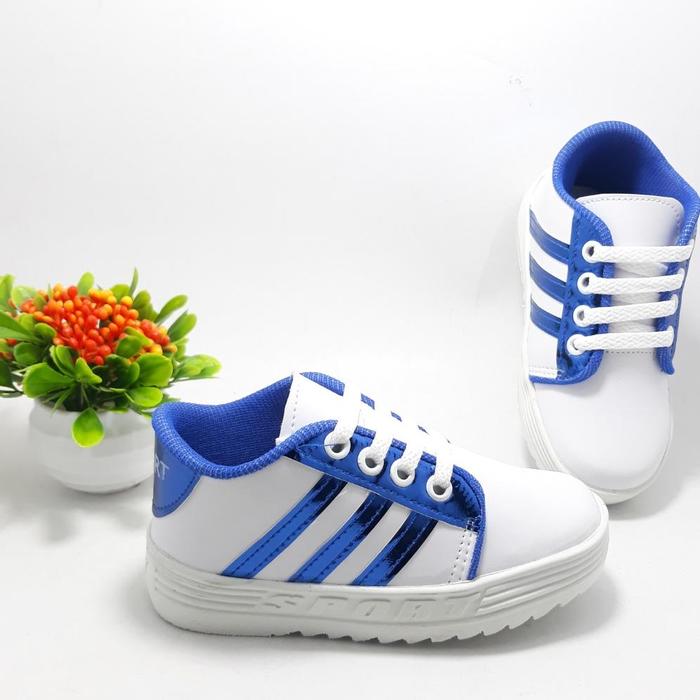 Gambar Sepatu Anak Anak Loafers Sepatu Anak Kasual - Biru, 22 dari kathyaseller undefined Tokopedia