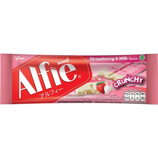 Gambar Glico Alfie Coklat Biscuit Crispy 31gram - Stroberi Milk dari Rumah Rasa Store undefined Tokopedia