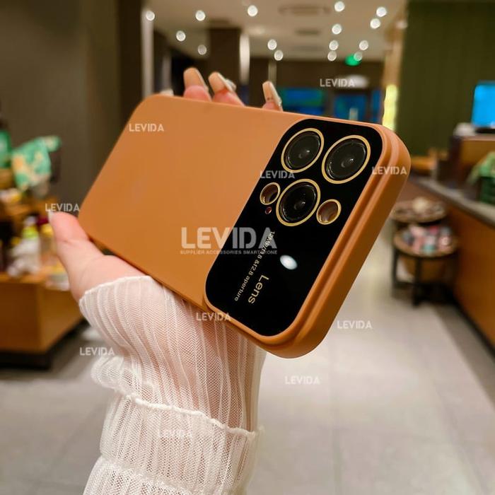 Gambar Wide Camera Lens Protector Silicone Case Vivo V25e Vivo V27 5g - Cokelat, Vivo V25e dari Levida Official undefined Tokopedia