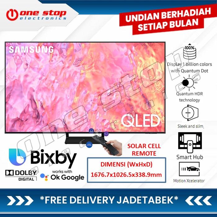 Gambar SAMSUNG 75Q60B QLED UHD 4K Smart TV 75 Inch QA75Q60BAKXXD QA75Q60B - 75Q60C - 2023 dari OneStop Electronics undefined Tokopedia