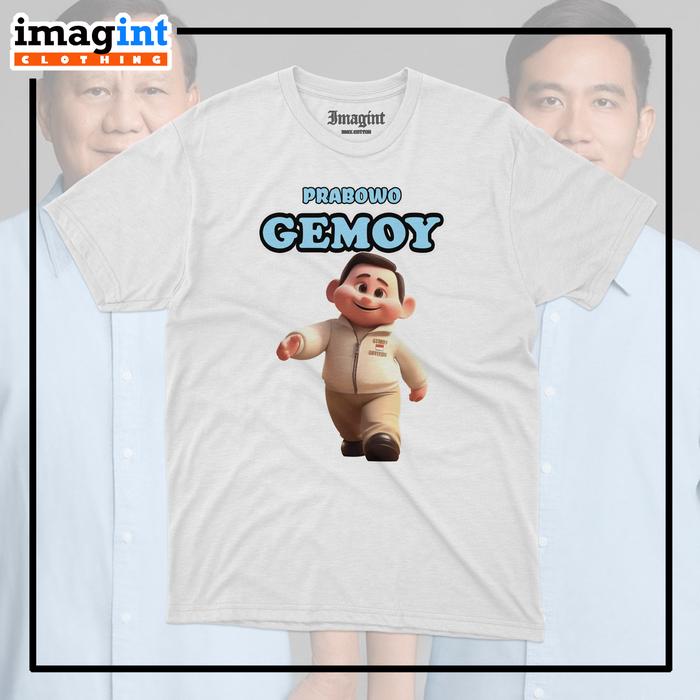 Gambar Baju Kaos Capres Prabowo Gemoy #1 - Hitam, S dari Imagint Clothing undefined 5 Tokopedia