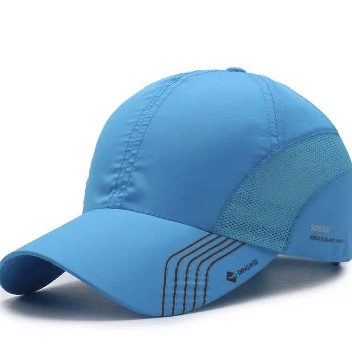 Gambar Topi Sport Outdoors Running Trail Run Quickdry Sdsrui - Baseball Pria - Biru Muda dari aiandrapshoop undefined Tokopedia