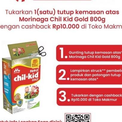 Gambar PROMO MORINAGA TUKAR TUTUP KEMASAN CHIL KID GOLD 3 800GR VANILA/MADU - VANILA 800GR dari Backstreet id undefined 2 Tokopedia