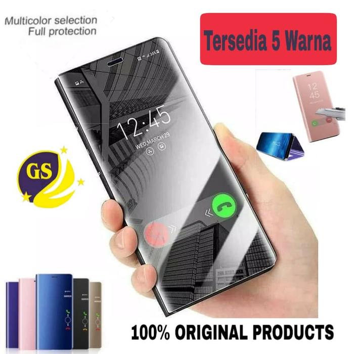 Jual OPPO REALME X2 PRO CLEAR VIEW FLIP COVER HARD CASE STANDING