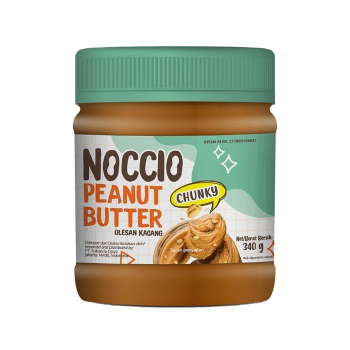Gambar NOCCIO Peanut Butter Creamy / Butter Chunky 340gr - Selai Kacang - Butter Chunky dari sertamart undefined Tokopedia