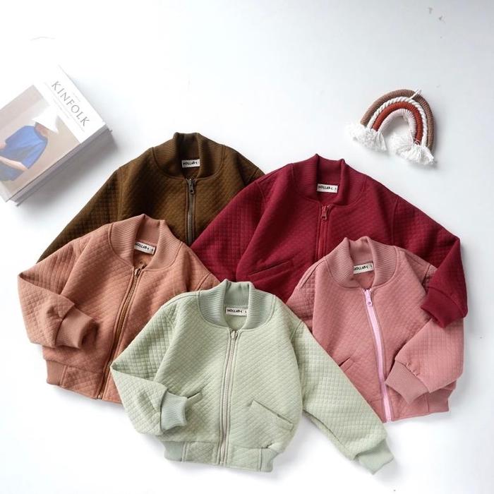 Gambar Kamekala | Loka Zipper Jacket | Ready Stock | Jacket Knit | Jacket - Green sage, S dari OurStyle YU undefined Tokopedia