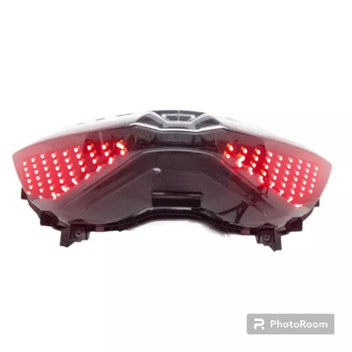 Gambar Lampu Stop Nmax New Xcase 7 Mode Stoplamp Plus Sen Led Running - Merah dari H9K undefined Tokopedia