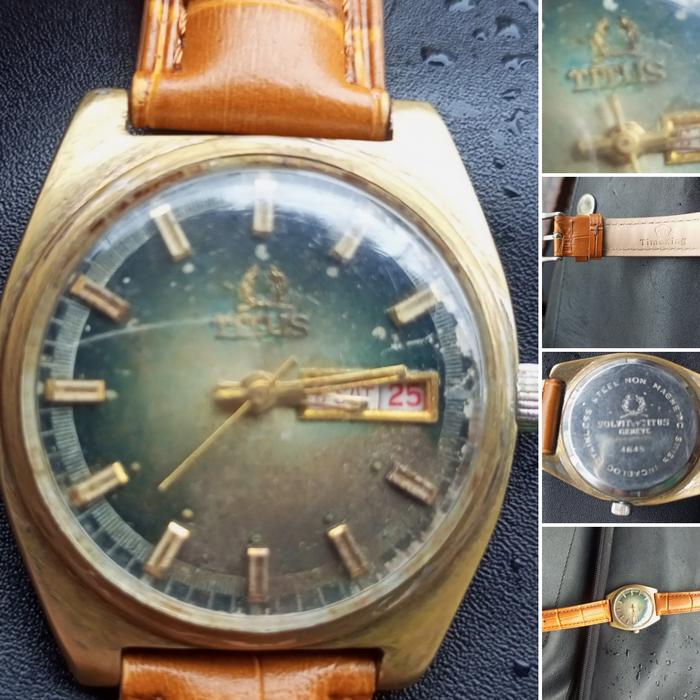 TITUS 1960年代ビンテージ ペンダントウォッチ 憎い 21Jewels 自動巻