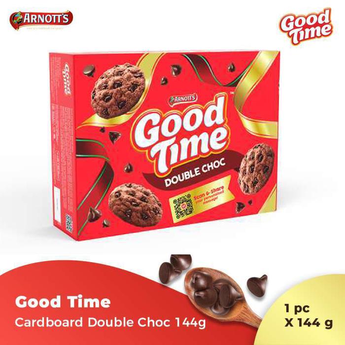 Gambar Arnotts Good Time Double Chocolate / Kemasan Cardboard 144 gram dari Bonchan. undefined Tokopedia