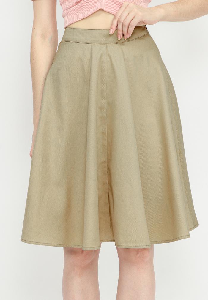 Jual Aromore Rok Midi Ji Won Skirt Stone L Kota Cimahi