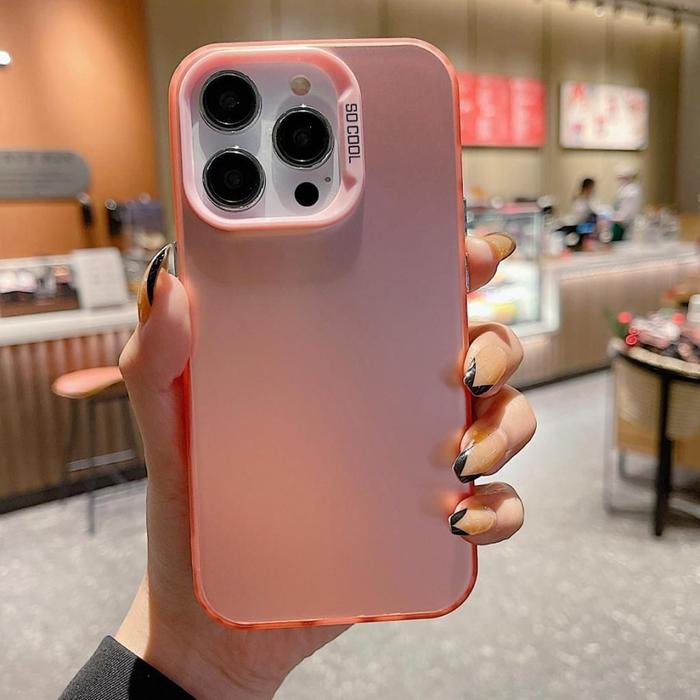 Gambar Soft Case iPhone 11 12 13 14 15 Pro Max Hologram Plain Cover - Pink, Iphone 15 dari Factory Accessories undefined Tokopedia