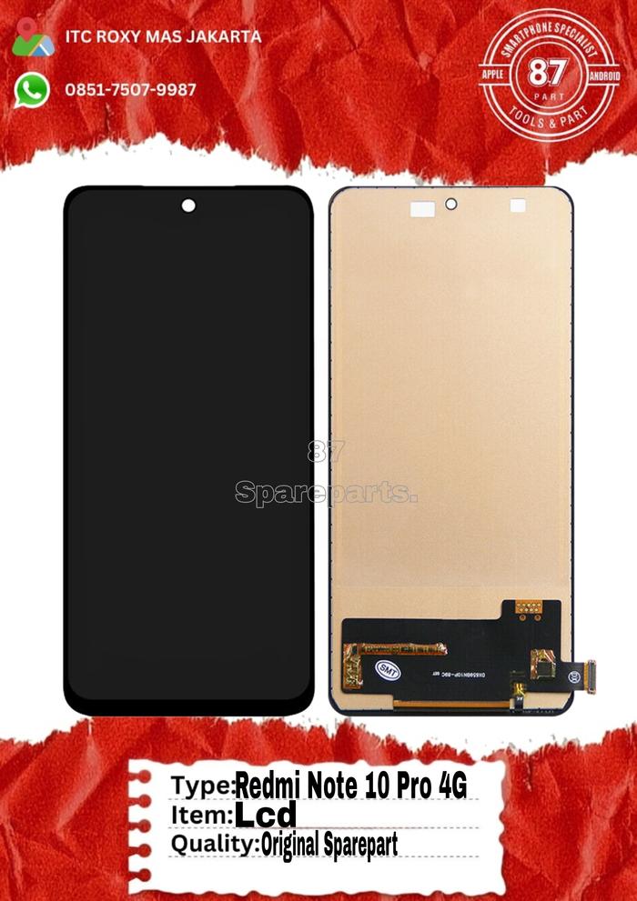 Gambar Layar Lcd Redmi Note 10 Pro 4G Fullset Touchscreen Original Quality - Incell dari 87parts undefined Tokopedia