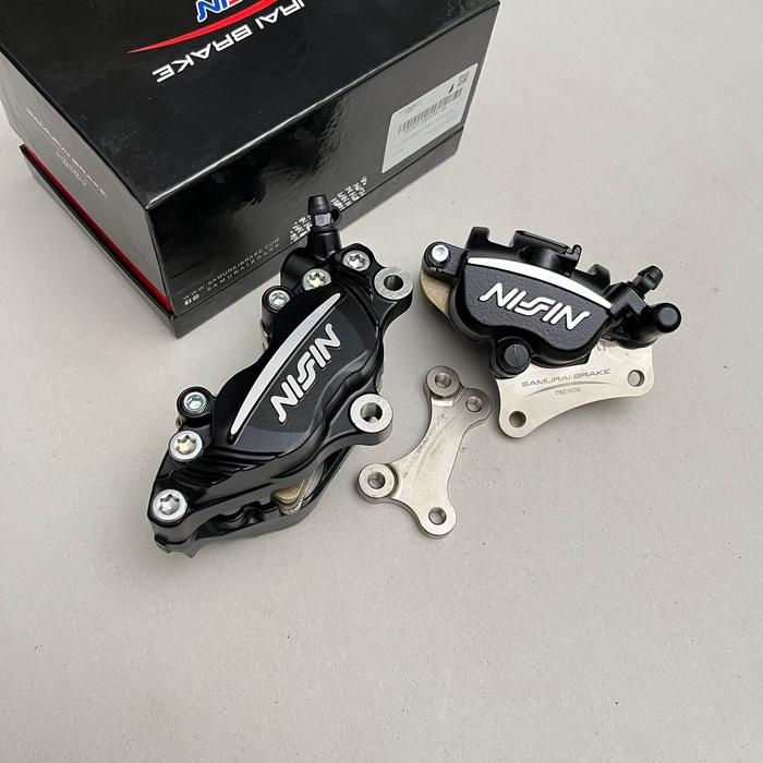 Gambar Paket kaliper nissin samurai ninja rr depan 4 piston belakang 2 piston dari SDRMotorindo undefined Tokopedia