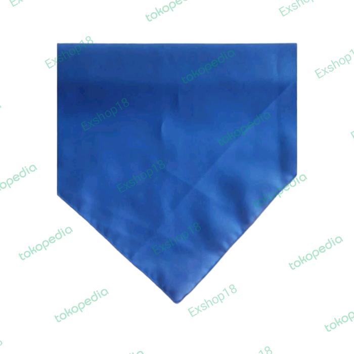 Gambar Syal Segitiga Polos Slayer Haji Umroh / Paskibra / Mitela / Bandana - Biru dari Exshop18 undefined Tokopedia