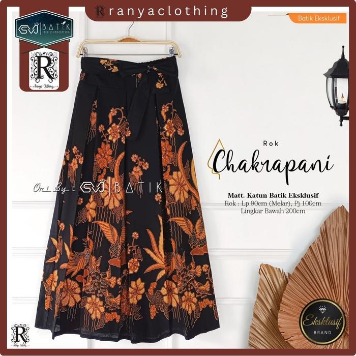 Gambar ROK BATIK WANITA KLOK A KATUN EKSKLUSIF MERAH NAVY HITAM ORI SVJ BATIK - CHAKRAPANI dari Ranya Clothing undefined Tokopedia