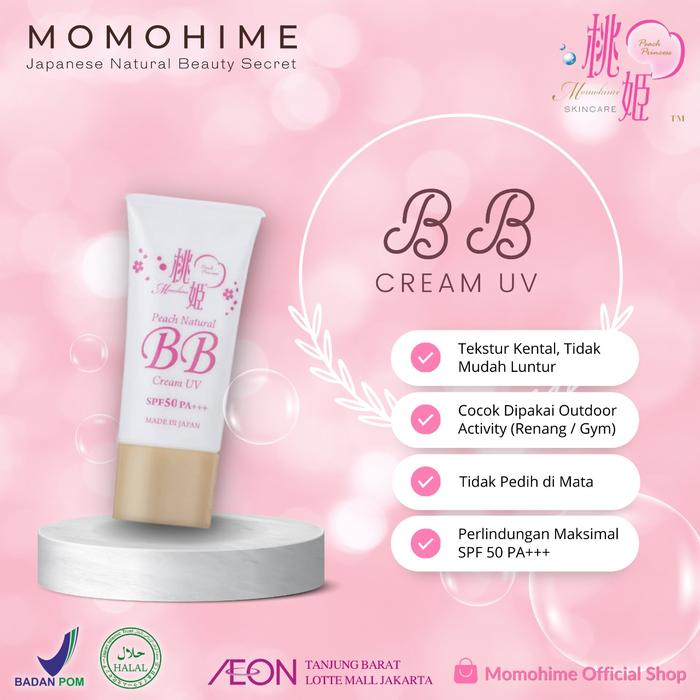 Gambar Momohime BB Sunscreen SPF50 PA+++ dari Momohime undefined Tokopedia
