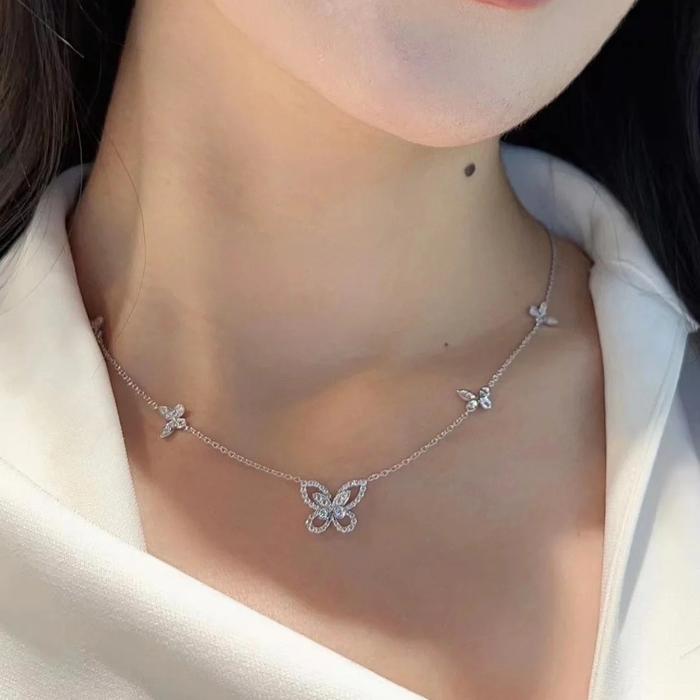 Gambar Multi Butterfly Silhouette Kalung Bracelet GRAFF 18k Gold Plated - Kalung dari Something Picasso undefined Tokopedia